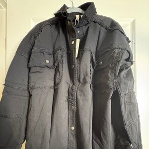 Elan Devan Rock and Roll Graphic Jacket